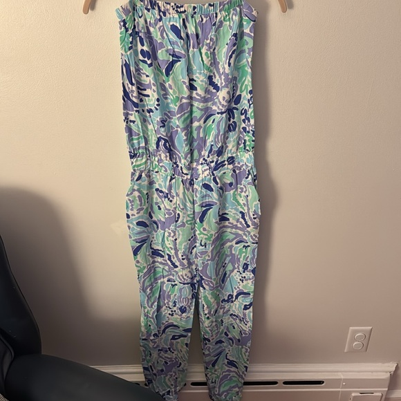 Lilly Pulitzer strapless jumpsuit - Picture 5 of 6